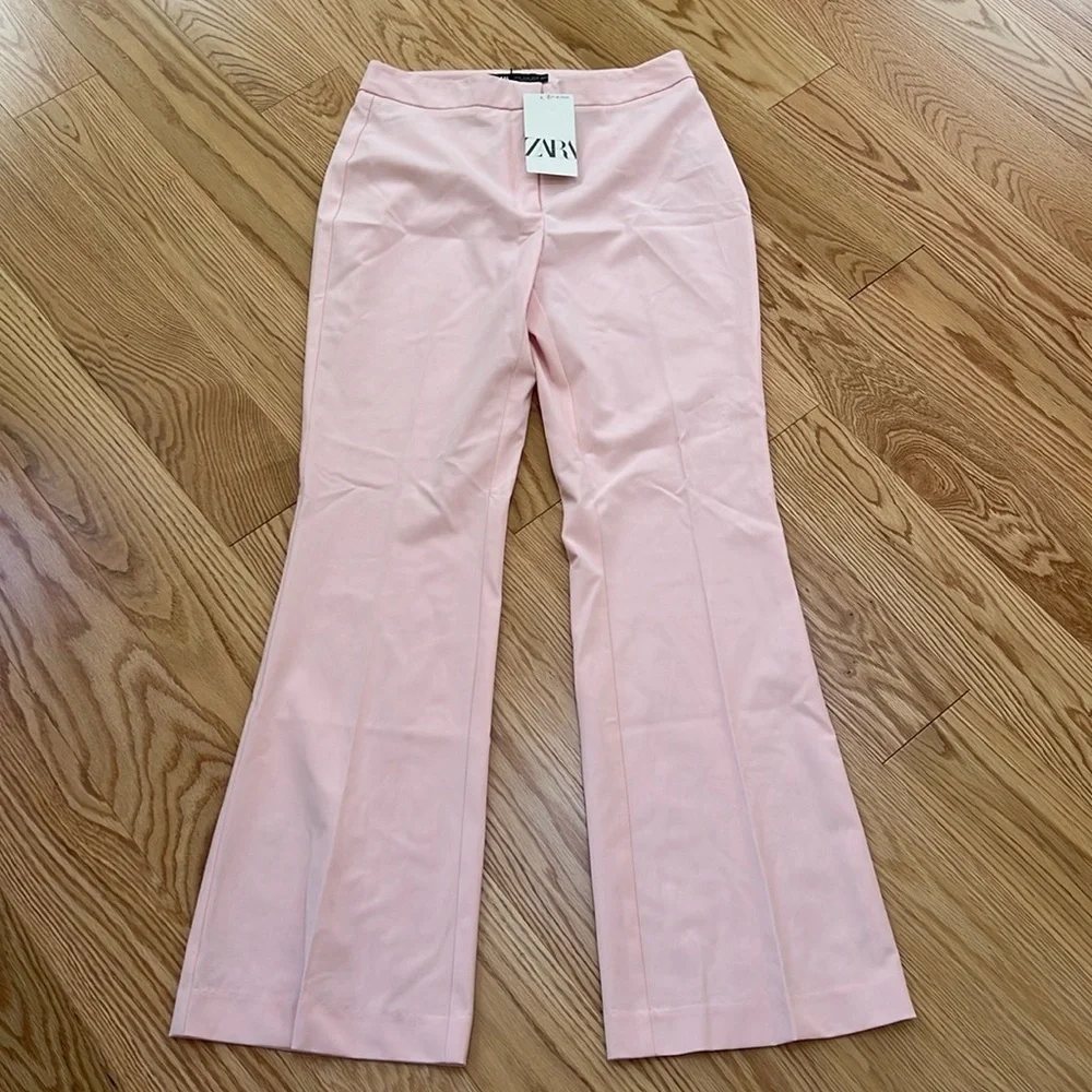 New! Zara medium light pink trouser pants .